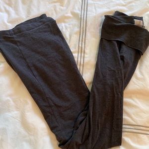 Grey bootleg flare HARDTAIL pants size small